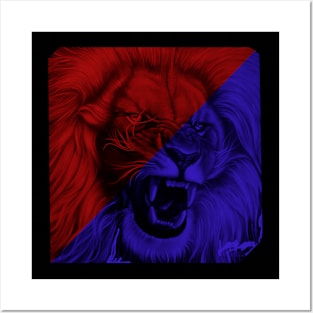 lion Posters and Art